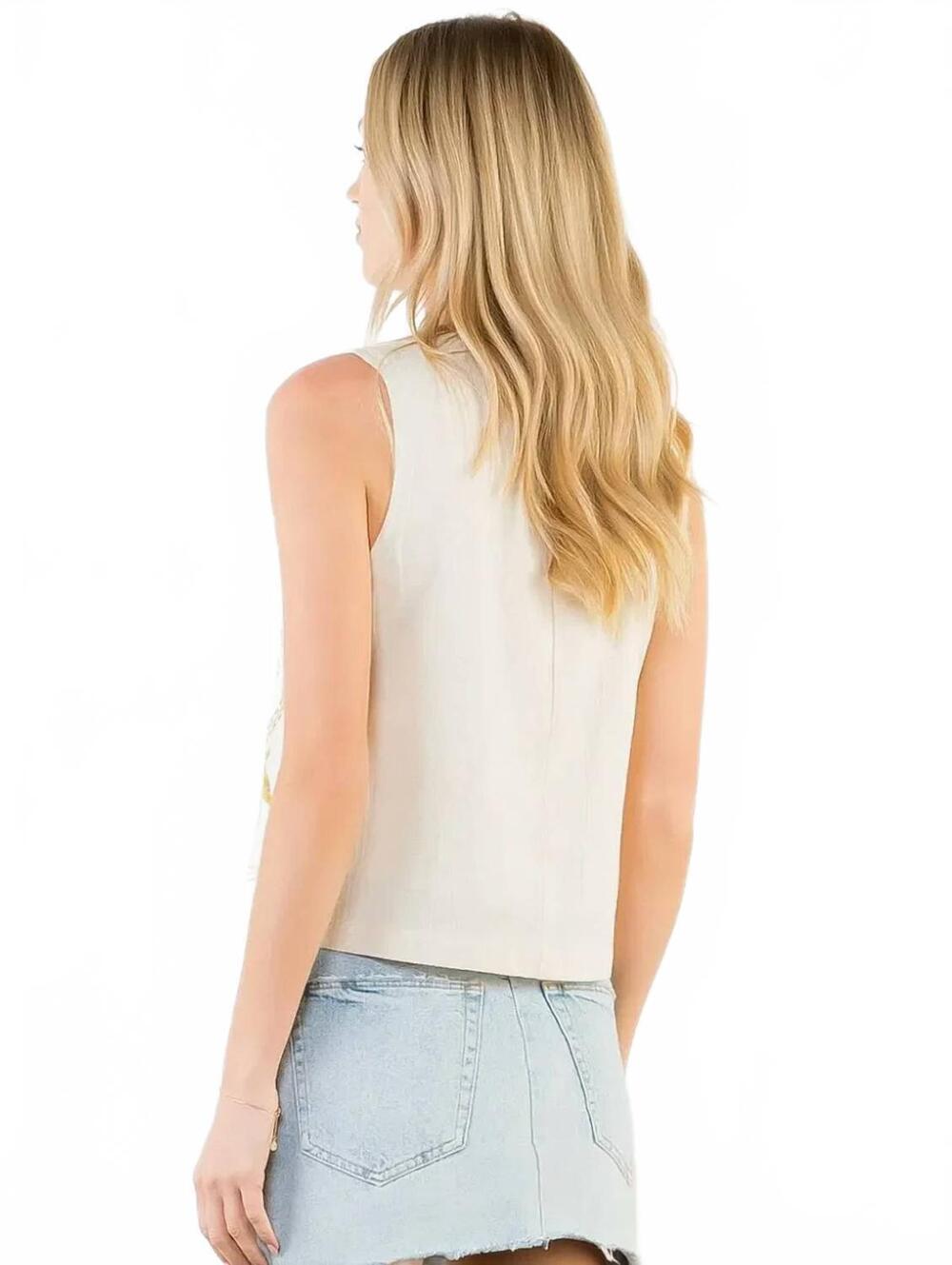 NEW THML women's posy patch top in multi - Picture 3 of 5